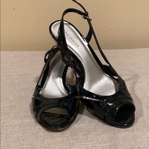 Ann Taylor Open Toe Wedge